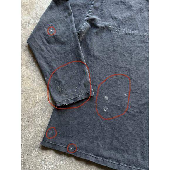 VTG 90s/00s Marithe Francois Girbaud MFG Longsleeve Size Large Paint Splattered - Picture 8 of 10